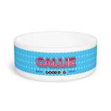 Checkered Pet Bowl (A-M)